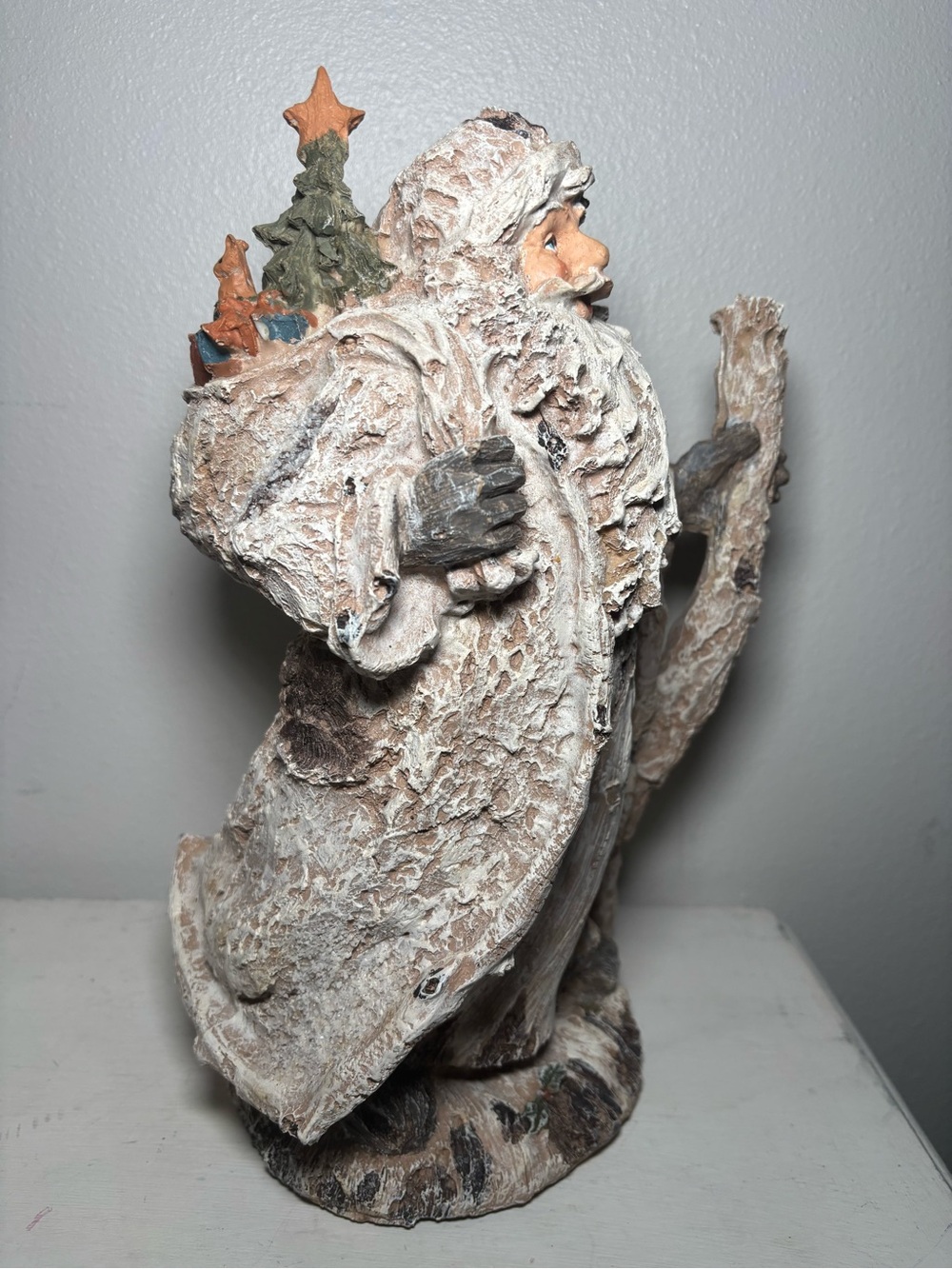 BirchBark Rustic Santa - Picture 4 of 12